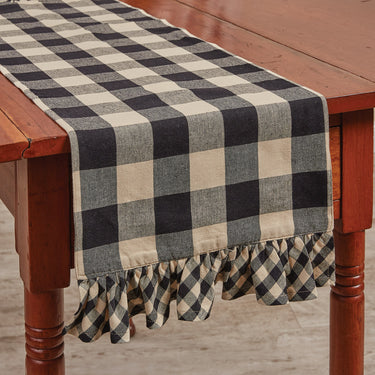 Wicklow Ruffled Table Runner 42
